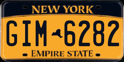 NY license plate GIM6282