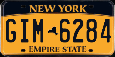 NY license plate GIM6284