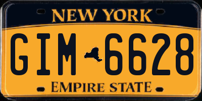 NY license plate GIM6628