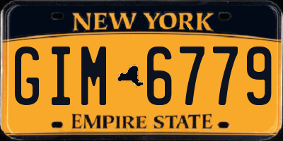 NY license plate GIM6779