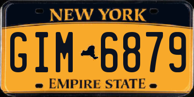 NY license plate GIM6879