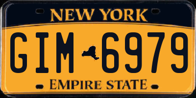 NY license plate GIM6979