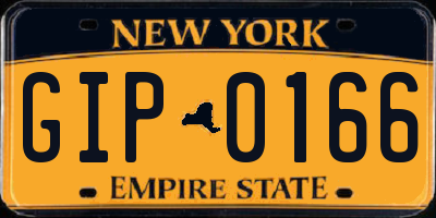 NY license plate GIP0166