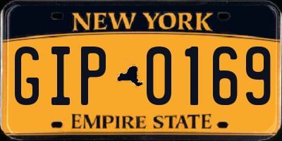 NY license plate GIP0169