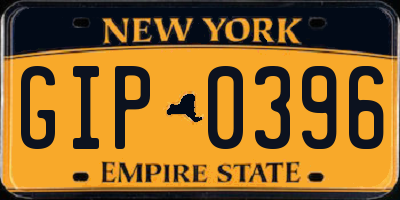 NY license plate GIP0396