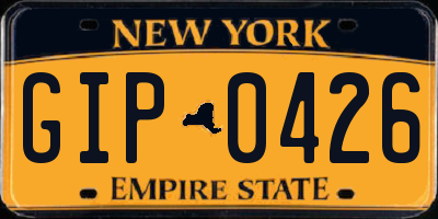 NY license plate GIP0426