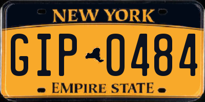 NY license plate GIP0484
