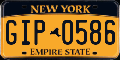 NY license plate GIP0586