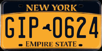 NY license plate GIP0624