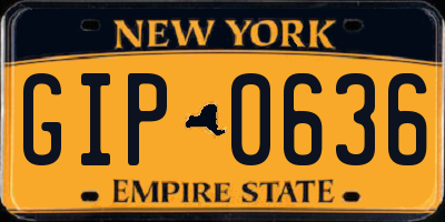 NY license plate GIP0636