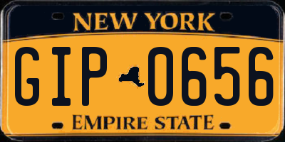 NY license plate GIP0656