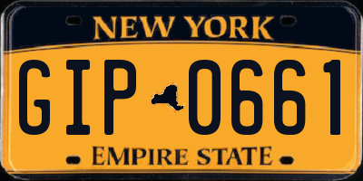 NY license plate GIP0661