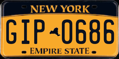 NY license plate GIP0686