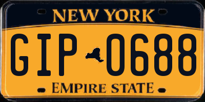 NY license plate GIP0688