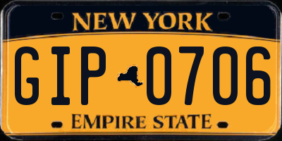 NY license plate GIP0706