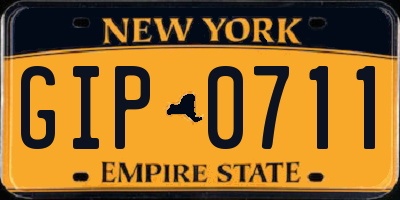 NY license plate GIP0711