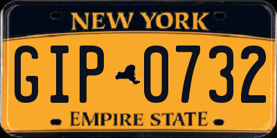 NY license plate GIP0732