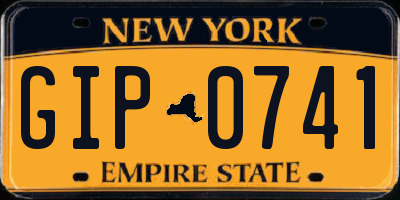 NY license plate GIP0741