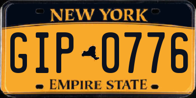 NY license plate GIP0776