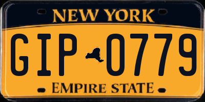NY license plate GIP0779