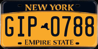 NY license plate GIP0788