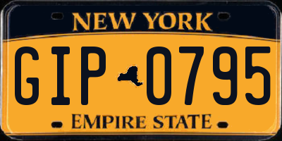 NY license plate GIP0795