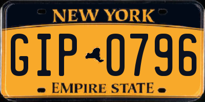 NY license plate GIP0796