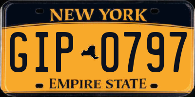 NY license plate GIP0797