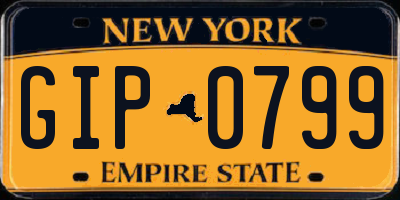 NY license plate GIP0799
