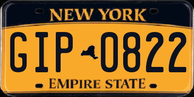 NY license plate GIP0822