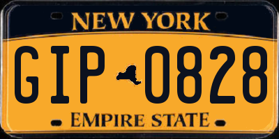 NY license plate GIP0828