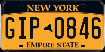 NY license plate GIP0846