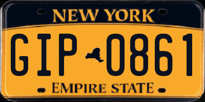 NY license plate GIP0861