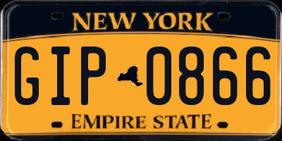 NY license plate GIP0866