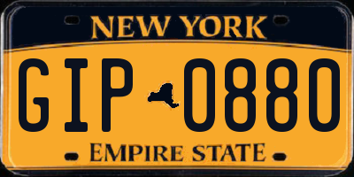 NY license plate GIP0880
