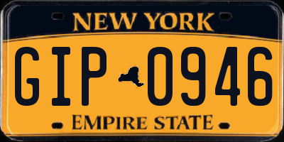 NY license plate GIP0946