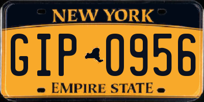 NY license plate GIP0956