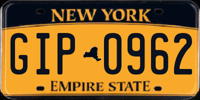 NY license plate GIP0962