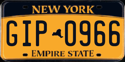 NY license plate GIP0966