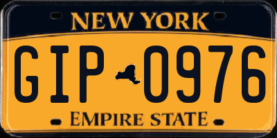 NY license plate GIP0976