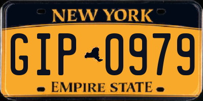 NY license plate GIP0979