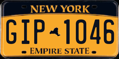 NY license plate GIP1046