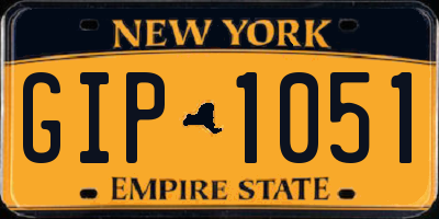 NY license plate GIP1051
