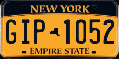 NY license plate GIP1052