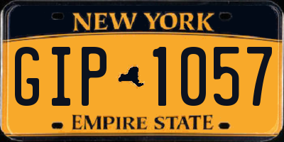 NY license plate GIP1057