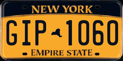 NY license plate GIP1060
