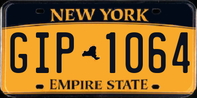 NY license plate GIP1064