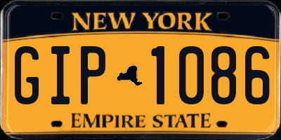 NY license plate GIP1086