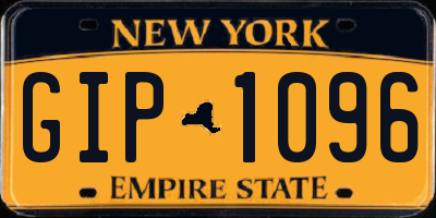 NY license plate GIP1096