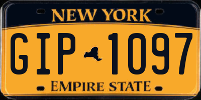 NY license plate GIP1097